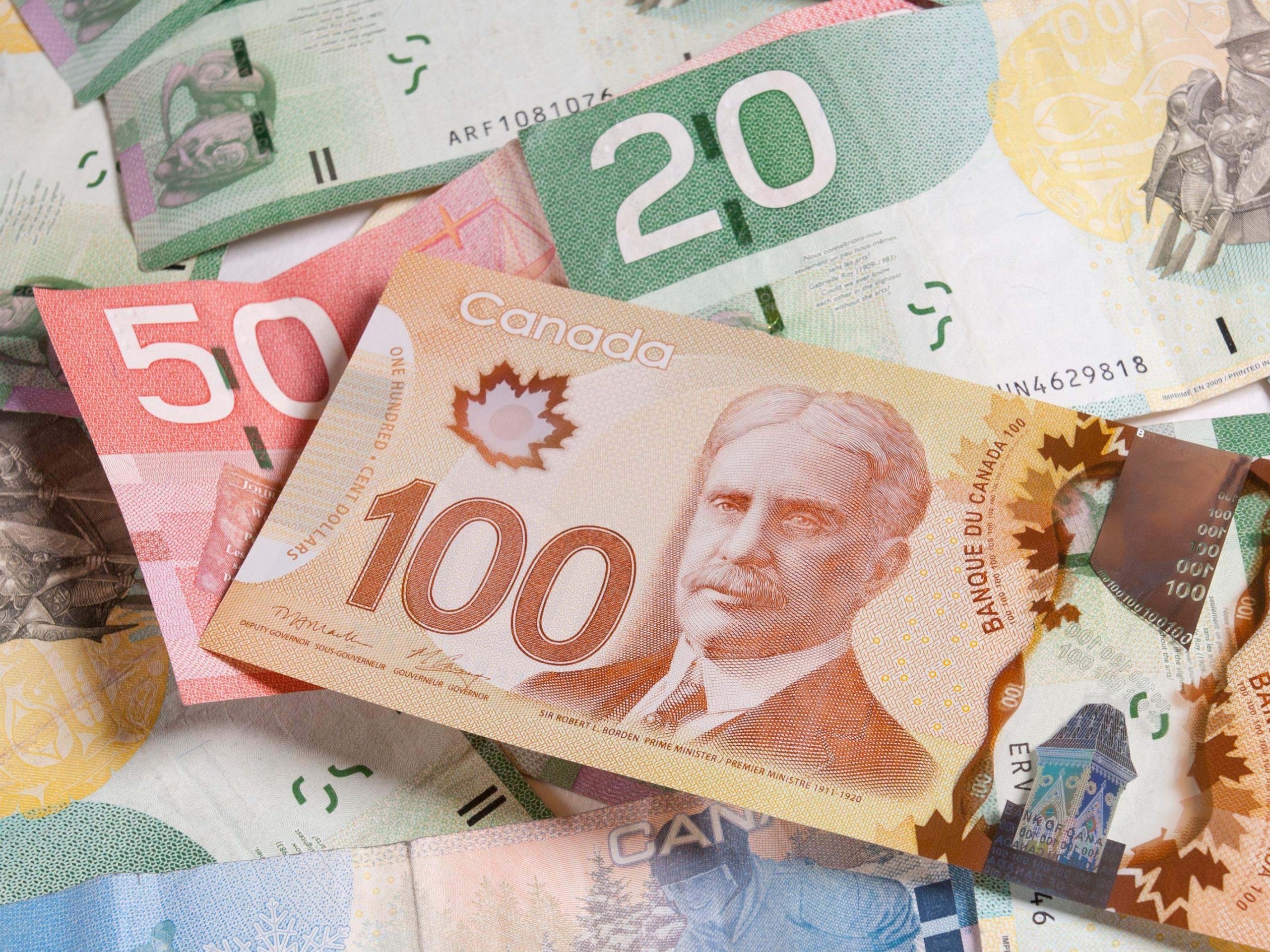 Banconote di dollaro canadese
