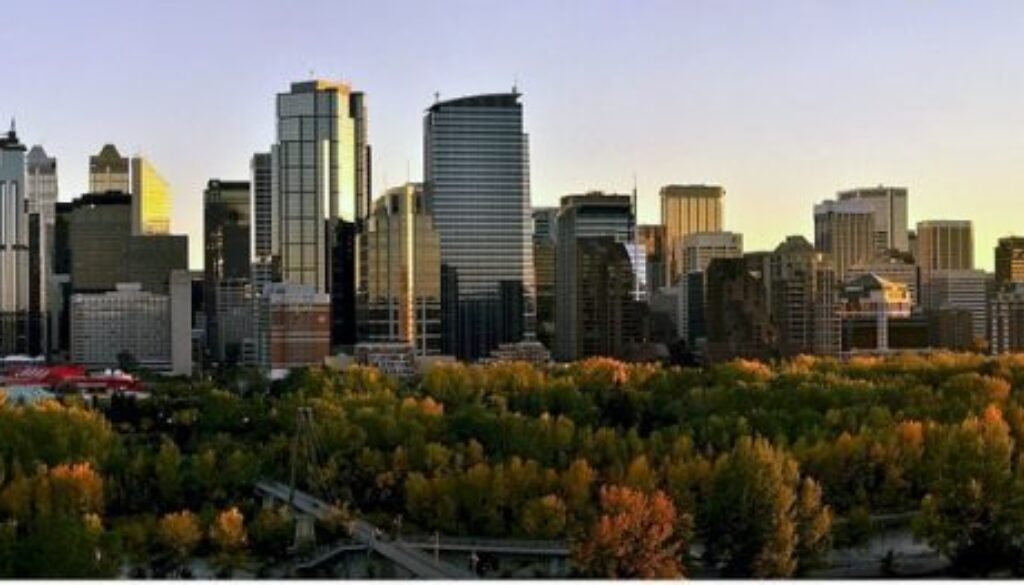 Lo skyline di Calgary